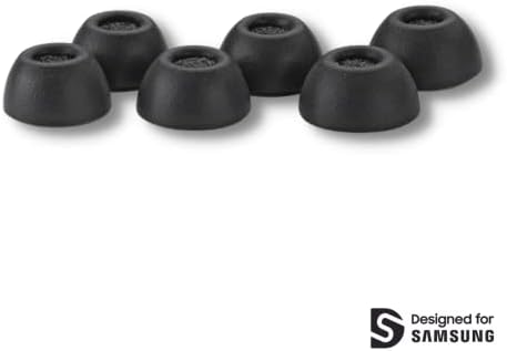 Transform Your Audio Experience with Comply Memory Foam Earbud Tips for Samsung Galaxy Buds2 Pro | Unmatched Comfort, Enhanced Noise Isolation, Secure Anti-Slip Fit | Premium Black, Large Size (3 Pairs) – Elevate Listening Pleasure with Tailored Fit and Durability