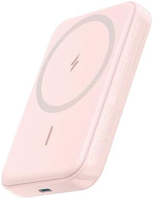 Anker 321 Mag Go Battery – 5,000 m Ah Magnetic Wireless Portable Charger for i Phone 15 Series and Older Models, Effortless Alignment and Fast Charging, Sleek Blue Design for On-the-Go Power Solutions