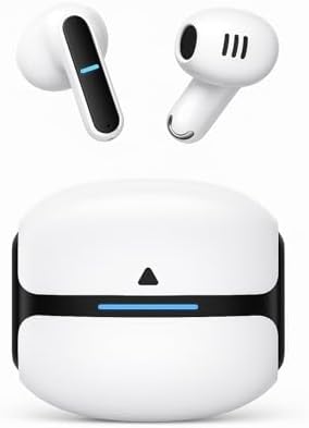Premium Waterproof Wireless Bluetooth Earbuds with Enhanced Bass – 36-Hour Playtime for Uninterrupted Gaming and Fitness – Ergonomic Comfort for Daily Use – Seamless Compatibility with All Devices – Ideal for Sports, Workouts, and Music Lovers – Sleek White Design