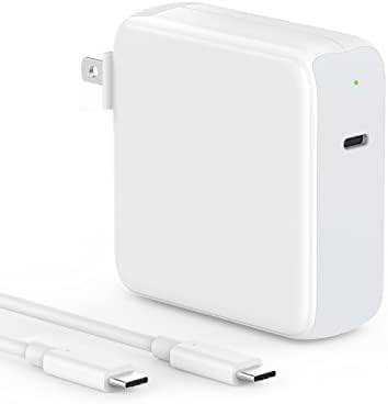 Ultra-Fast 10 ft USB-C Charger for Mac Book Pro & Air – 96 W Power Adapter with LED Indicator, Compatible with M1, M2, M3, M4 Models – Charge Your Device in Record Time! Experience lightning speed charging for your Mac Book Pro 16″ in just 1 hour and 47 minutes, and get your Mac Book Pro 14″ to 50% in only 30 minutes—outperforming standard 67 W chargers. This premium 100 W USB-C cable, featuring an advanced E-Mark chip, ensures maximum power delivery and data sync speeds of up to 480 Mbps. Designed to work seamlessly with a variety of devices including Surface Book, Dell, Lenovo, and i Pads, this charger offers enhanced compatibility for all your tech needs. The soft LED indicator and foldable plug enhance portability while providing protection against overcharging and short circuits. Elevate your charging experience with this essential accessory, making it perfect for travel and everyday use!