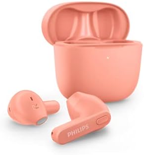 Philips T2206 True Wireless Earbuds – Compact Charging Case, IPX4 Water-Resistant Design, Enhanced Audio Mobility for Active Lifestyles, Rapid Pairing Technology, Secure Fit for Music Lovers and Fitness Enthusiasts