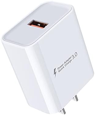 Rapid Charge USB Wall Charger – Quick Charge 3.0 Compact Power Block for i Phone & Samsung Galaxy – High-Speed Charging for Android Devices – Travel-Friendly Design with Safety Features – Universal Compatibility for LG, Moto & More