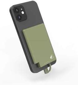 Magnetic Ultra Slim 5000 m Ah Power Bank with Integrated Lightning Connector – Effortless Charging for i Phone 14 & Earlier Models, TSA Compliant, Lightweight and Portable Travel Companion for Uninterrupted Power On-the-Go