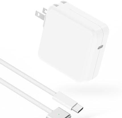 Advanced 70 W USB-C Fast Charger for Mac Book Air & Pro – Ultra-Durable Charging Adapter with 6.6 FT Braided Cable & LED Indicator – Optimal Safety Features & Extended Battery Life for M1, M2, M3, M4 Models – Perfect for 2021-2025 Mac Book Series