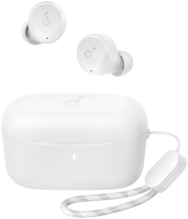 Experience Premium Sound with Soundcore by Anker A20 i True Wireless Earbuds – Advanced Bluetooth 5.3 Connectivity, Up to 28 Hours Playtime, AI-Powered Clear Call Technology, Personalized Audio Profiles via App, Durable Water-Resistant Design, and Flexible Single Earbud Mode (White) – Ideal for Music Enthusiasts and Professionals Seeking Superior Audio Quality