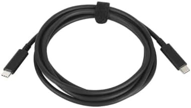 Lenovo 6.6′ USB-C to USB-C Cable – Ultra-Fast 5 Gbps Data Transfer for Seamless Connectivity and Versatile Device Compatibility – Ideal for Charging, Syncing, and Enhancing Your Tech Experience