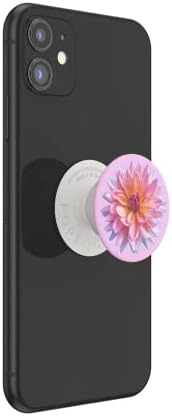 Magnetic Pop Grip for Mag Safe – Elegant Enamel Rose Noir | Multifunctional Phone Stand with Secure Grip & Customizable Swappable Top | Effortless Hands-Free Viewing Kickstand | Wireless Charging Compatible Accessory for Enhanced Smartphone Usability