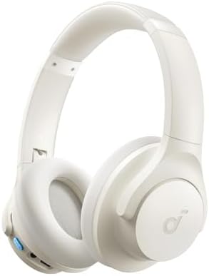 Anker Soundcore Q11 Wireless Over-Ear Bluetooth Headphones – Elevate Your Sound Experience with Deep Bass & Hi-Res Audio, 60-Hour Playtime, Customizable Detachable Cushions, and Effortless Multipoint Connectivity for Seamless Device Switching