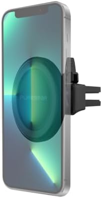 Mag Safe Compatible Qi-Certified Fast Magnetic Wireless Car Charger for i Phone 15/14/13/12 – Powerful Qualcomm Charging with Dual Mount Options for Seamless Driving Experience – Sleek & Compact Design for Effortless Convenience