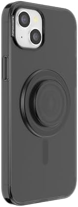 Transparent Mag Safe-Compatible Phone Grip Case for i Phone 15 Pro Max – Superior Drop Protection and Effortless Wireless Charging – Elevate Your Style with Enhanced Handling and Sleek Design
