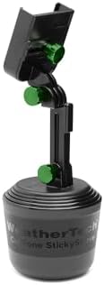 Universal Adjustable Cup Holder Phone Mount by Weather Tech – Hands-Free Smartphone Accessory for Cars and Trucks – Optimal Viewing with Extension Feature – Durable Design for i Phone and Android – Secure Charging Compatibility – Elevate Your Driving Experience
