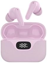 AT&T Essentials Pink True Wireless Earbuds – Premium High-Fidelity Audio & Ergonomic Comfort for i Phone, Samsung Galaxy, and Google Pixel – Perfect for Music Lovers & Professionals on the Move with Convenient Wireless Charging Case