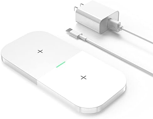 Revolutionize Your Charging Routine with the 2 in 1 Wireless Charger – Fast, Multi-Device Power Station for i Phone 16/15/14/13/12/11 & Air Pods 3/2/Pro – Sleek, Portable Design for Effortless Organization & Enhanced Performance