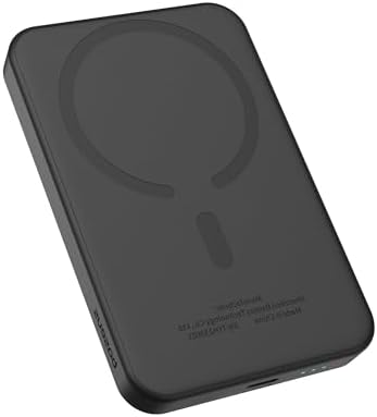 Baseus Magnetic Portable Charger for i Phone – 5,000 m Ah Qi2 Certified Wireless Power Bank with 15 W Mag Safe Compatibility & 20 W USB-C Fast Charging for i Phone 16/15/14/13/12 – Sleek, Lightweight Design for On-the-Go Power Solutions