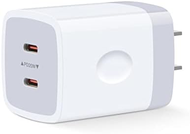 25 W Dual Port Type-C Fast Charging Wall Charger – Ultimate High-Speed Power Adapter for Samsung Galaxy S24 Series, i Phone 16/15/14 Pro, and Google Pixel 9 – Compact, Lightweight Design with Advanced Safety Features for Effortless Device Charging Anywhere, Anytime