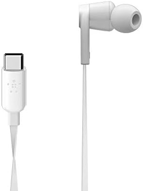 Belkin Sound Form USB-C Wired Earbuds – Premium In-Ear Earphones with Microphone for i Phone 15, i Pad Mini, Galaxy S24, Google Pixel & Android – Noise-Isolating, Sweat-Resistant Design for Ultimate Audio Performance – Black – Seamless Connectivity & Comfort