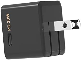 Rapid X Porto Uno USB-C 30 W PD Power Adapter – Compact Fast Wall Charger for i Phone 15, i Pad Pro, Samsung & More – Foldable Design with Side Port for Easy Travel – Enhanced Speed & Universal Compatibility in Sleek Teal Finish