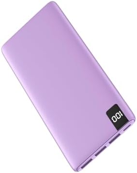 ADDTOP Ultra-Slim 10000 m Ah Fast Charging Portable Power Bank – Lightweight Battery Pack with Dual USB-C & USB-A Ports for i Phone 16/15/14/13/12 and Android Devices – Optimal On-the-Go Charging Companion for Multi-Device Users