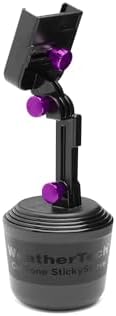 Universal Adjustable Cup Holder Phone Mount by Weather Tech – Hands-Free Smartphone Accessory for Cars and Trucks – Optimal Viewing with Extension Feature – Durable Design for i Phone and Android – Secure Charging Compatibility – Elevate Your Driving Experience