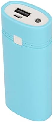 Portable Dual 18650 Battery Power Bank Shell – Universal DIY USB Charger for Smartphones & Tablets in Stylish Blue – Fast Charging Solution for On-the-Go Power Needs – Customizable Emergency Charger for Ultimate Convenience and Compatibility