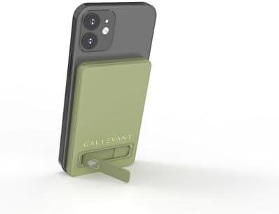 Ultra-Slim 5000 m Ah Magnetic Wireless Power Bank with Kickstand – Effortless Charging for i Phone & Android Devices, TSA-Approved Travel Essential with USB-C Fast Recharge and Safety Features for Ultimate Convenience