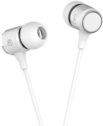 Elevate Your Audio Experience with TRYING Long Cord Wired Earbuds – Ergonomic Noise-Isolating Headphones for TV and Music, Featuring Deep Bass and Extended Comfort, Perfect for Seamless Listening Without a Microphone
