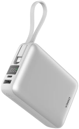 High-Capacity 20,000 m Ah Power Bank – Ultra-Fast Charging Portable Charger with Built-in Cables & LED Battery Indicator, Ideal for i Phone, i Pad, Samsung, and Pixel – Essential Travel Companion for On-the-Go Power Solutions
