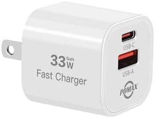 30 W Ga N Dual Port USB-C Wall Charger – Ultra-Compact Fast Charging Adapter for i Phone 16/15/14, i Pad, Galaxy & Pixel – Reliable Power Solution with Advanced Safety Features for Home, Office & Travel Convenience