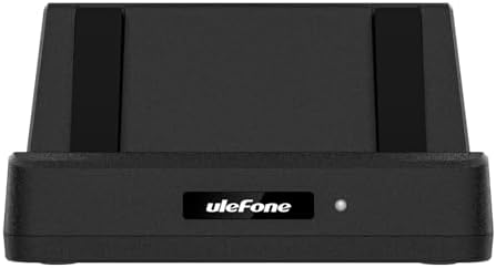 Ulefone Armor Pad 4 Ultra Wireless Charging Dock – 10 W Dual Output Desk Station for Seamless Power and Enhanced Compatibility – Fast and Convenient Charging Solution for Ulefone Armor Pad 4 Ultra Devices – Stylish, Compact Design for Home or Office Use