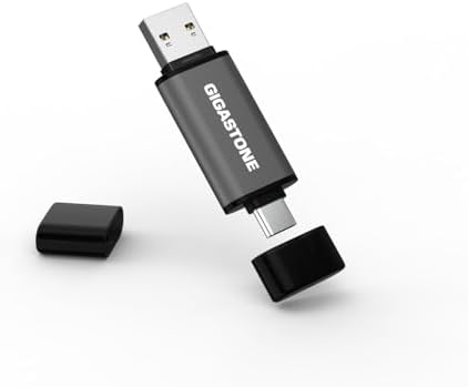 GIGASTONE 512 GB USB 3.2 Flash Drive – Lightning-Fast 120 MB/s Transfer Speeds, Retractable Capless Slider Design for Ultimate Portability, Versatile Data Storage Solution for PC, Mac, TV & Car Audio – Effortless Backup & File Sharing