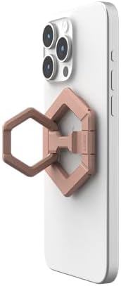 URBAN ARMOR GEAR UAG Magnetic Phone Ring Stand | Sleek Black Design for i Phone 16/15 & Galaxy S25/S24 | Mag Safe-Compatible 360° Adjustable Kickstand | Enhanced Security with Removable Metal Grip | Ultimate Convenience for Hands-Free Use and Stylish Protection