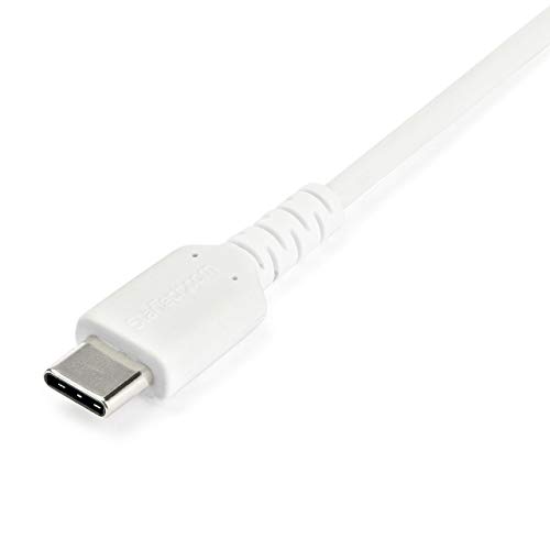 Durable 20-Inch Coiled USB A to C Charging Cable – Heavy-Duty USB 2.0 Fast Charge & Sync Cable, Sleek Black Design for Enhanced Portability and Compatibility with All Devices