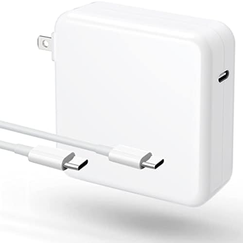 120 W USB-C Fast Charger for Mac Book Pro & Air | Ultra-Fast Charging for 13-16 Inch Laptops, i Pad Pro & All USB-C Devices | 6.6 ft Durable Cable | Smart Chip Over-Current Protection | Portable, Foldable Design for Travel | Optimal Battery Health Maintenance
