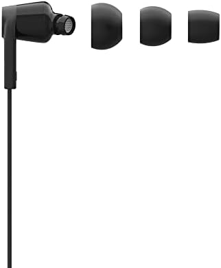 Belkin Sound Form USB-C Wired Earbuds – Premium In-Ear Earphones with Microphone for i Phone 15, i Pad Mini, Galaxy S24, Google Pixel & Android – Noise-Isolating, Sweat-Resistant Design for Ultimate Audio Performance – Black – Seamless Connectivity & Comfort