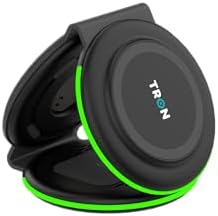 Tron 3-in-1 Magnetic Wireless Charger: Foldable Travel Dock for i Phone 16/15/14/13/12 Pro Max, Apple Watch & Air Pods – Rapid Charging, Enhanced Compatibility & Space-Saving Design