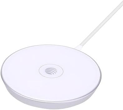 AT&T 15 W Magnetic Qi Wireless Charging Pad with Built-in Ring Stand – Fast USB-C Power Delivery for i Phone, Samsung Galaxy & Google Pixel – Sleek, Case-Friendly Design for Effortless Charging and Hands-Free Use