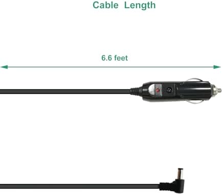 Inogen One G5 G4 G3 Car Charger – 6.6 FT Power Cord for Portable Oxygen Concentrators – Fast Charging, Durable, and Versatile Automotive Accessory for On-the-Go Oxygen Therapy