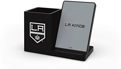 SOAR NHL Wireless Charging Station and Desk Organizer – Premium Qi Fast Charger with Team Logo for Sports Fans, Sleek Accessory Holder for a Tidy Workspace, Perfect for Phones and Essentials