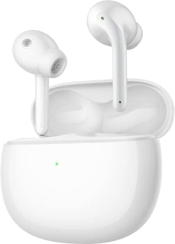 Xiaomi Buds 3: Hi-Fi True Wireless Earbuds with Up to 40 d B Active Noise Cancellation, 3 Customizable ANC Modes, Dual Transparency Features, and 32-Hour Battery Life – IP55 Water-Resistant Design for Ultimate Durability and Wireless Convenience in White
