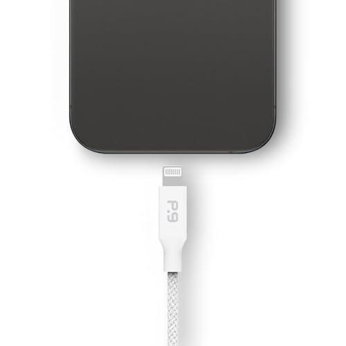 Premium Braided USB C to Lightning Cable – Apple MFi Certified 10 FT Fast Charging & Data Sync Cable for i Phone 14, 13, 12, 11, SE, i Pad – Durable & Stylish Design for Enhanced Performance & Compatibility