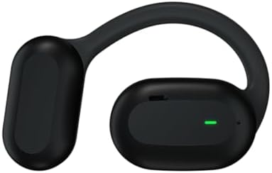 Ultra-Lightweight Wireless Bluetooth Over-Ear Hook Headset – Seamless Touch Control Earphones for Business Professionals & Active Lifestyles – Sweat-Resistant Design for Enhanced Durability and Comfort – Ideal for Multitasking and Outdoor Use – Perfect Black Accessory for Effortless Connectivity