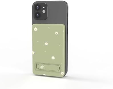 Ultra-Slim 5000 m Ah Magnetic Wireless Power Bank with Kickstand – Effortless Charging for i Phone & Android Devices, TSA-Approved Travel Essential with USB-C Fast Recharge and Safety Features for Ultimate Convenience