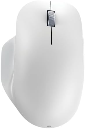 Elevate Your Productivity with the Incase Bluetooth Ergonomic Mouse by Microsoft – Multi-Device Connection, 15-Month Battery Life, Precision Tracking, and Comfortable Thumb Rest in Elegant Pastel Blue – Perfect for PCs and Laptops!