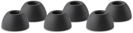 Upgrade Your Audio with Comply TW-180-B Memory Foam Earbud Tips | Tailored for Sony Link Buds Fit & TOZO NC9 | Unrivaled Comfort, Secure Fit, and Noise Isolation | 3 Pairs for Optimal Listening Experience | Perfect for Music Lovers Seeking Clarity and Comfort