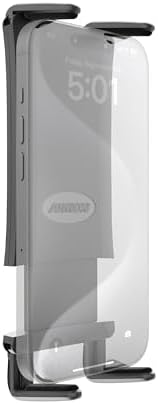 Universal Slim-Grip Ultra Phone and Tablet Holder – Securely Mounts All Devices from 4 to 8 Inches for Effortless Hands-Free Navigation and Streaming – Compatible with i Phone, i Pad, Samsung, Google, and More – Dual-T Pattern Pedestal Installation for Enhanced Versatility and Stability