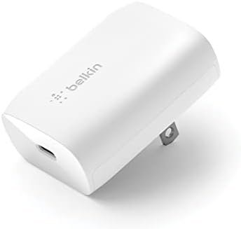 Belkin 30 W USB-C Fast Charger Block – Universal Compatibility for i Phone 16 Series, Galaxy S25, i Pad & More – Compact Design with Overcharge Protection for Travel Efficiency and Reliable Performance