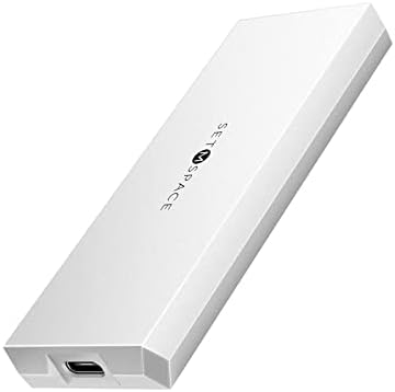 Ultra-Durable SETMSPACE NVME Enclosure – 10 Gbps SSD Adapter for M-Key Drives, Solid Aluminium Alloy Case with USB C/A Cables, Supports 2230/2242/2260/2280 Sizes, Enhanced Portability and Robust Performance in Sleek Grey Design