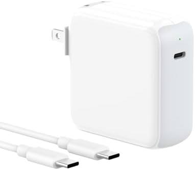 Ultimate 70 W USB-C Charger for Mac Book Air & Pro – Fast Charge M1, M2, M3, M4 Laptops in 30 Minutes, Enhanced Battery Care, Universal Compatibility with i Pad & More, 6.6 FT Durable Cable, LED Indicator, Foldable Plug, Perfect Travel Companion – Worry-Free Warranty Included