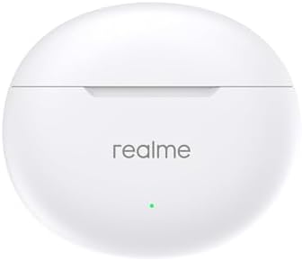 realme Buds T01 True Wireless Earbuds – Cutting-Edge AI ENC Noise Cancellation for Superior Call Clarity, Dynamic 13 mm Drivers for Immersive Sound, 28-Hour Battery Life for Uninterrupted Enjoyment, 88 ms Low Latency for Gaming Excellence, Bluetooth V5.4 for Effortless Connectivity – Perfect for Music Lovers and Gamers Alike (White)