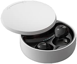 Tiny Wireless Invisible Earbuds with Charging Case – Discreet In-Ear Headphones for Professionals | Lightweight Waterproof Design for Small Ear Canals | Seamless Audio Experience on the Go